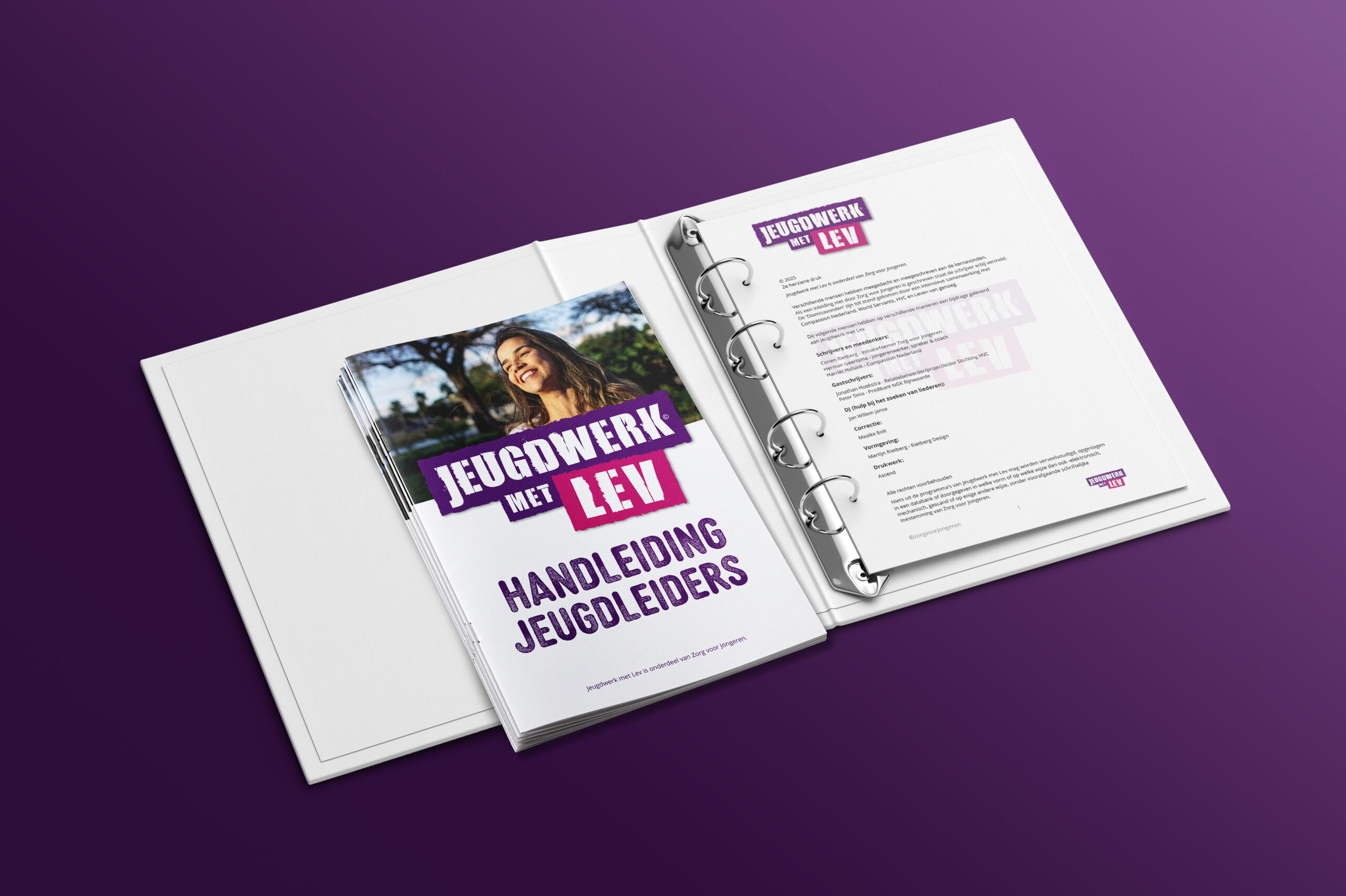 Vormgeving 2e druk Jeugdwerk met Lev