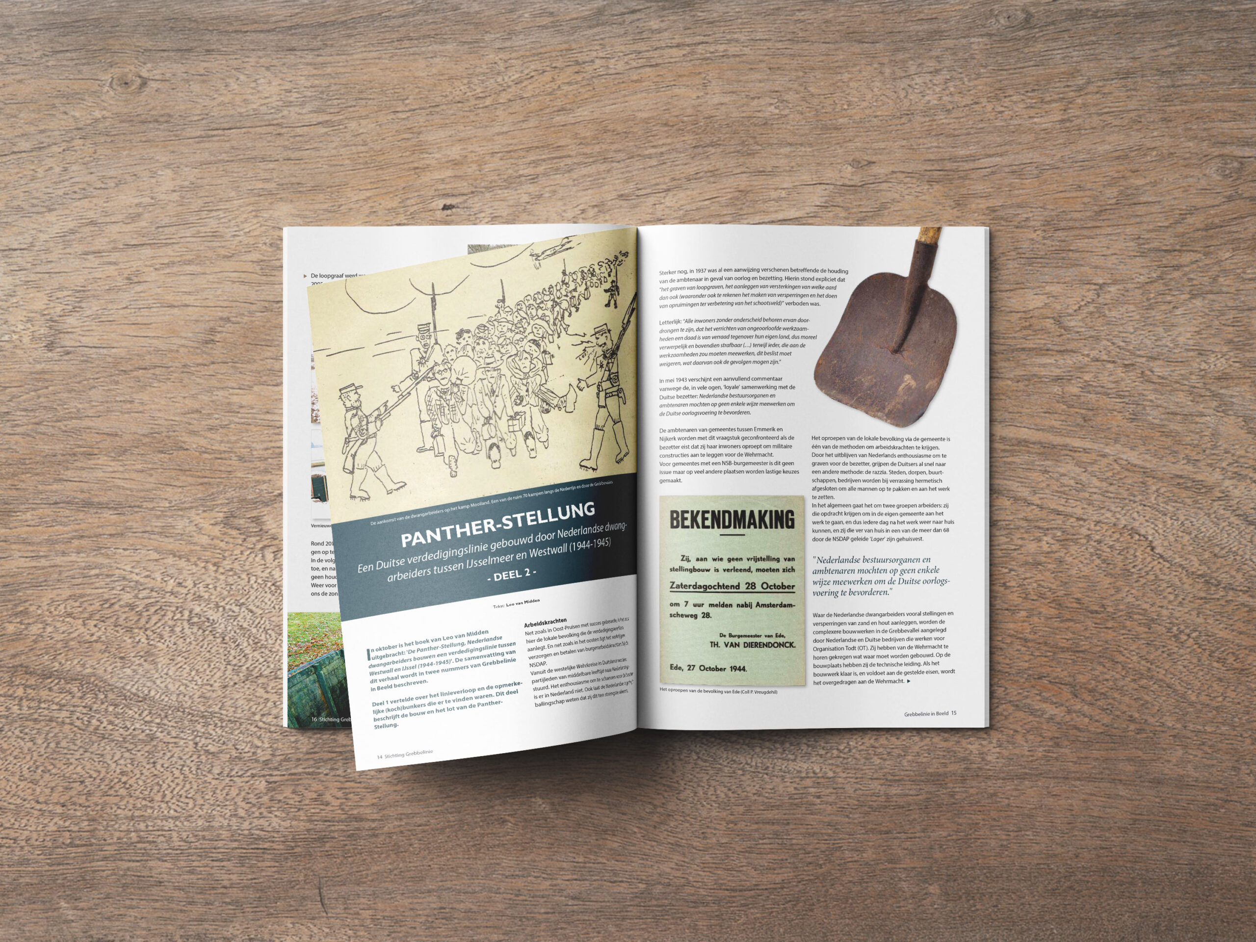 Grebbelinie in Beeld nr. 45 in conceptfase